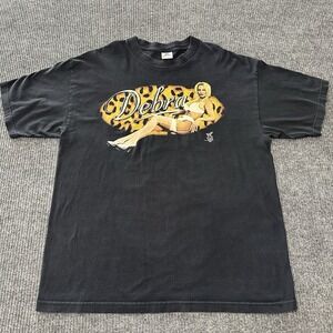 Vintage DEBRA MARSHALL "Can I Play With Your Puppies" 1999 WWF WWE T-Shirt XL